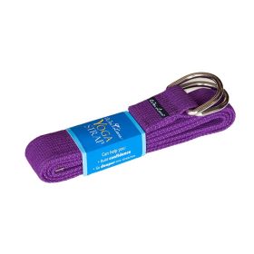 10ft Purple Yoga Strap