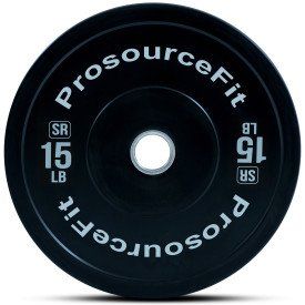 Solid Rubber Bumper Plate, 15 lb