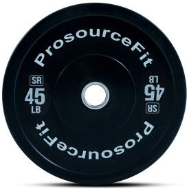 Solid Rubber Bumper Plate, 45 lb