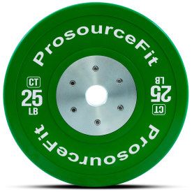 Color Training Bumper Plate 25 lb, Green