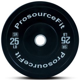 Solid Rubber Bumper Plate, 25 lb