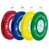 Color Training Bumper Plate 35 lb, Yellow