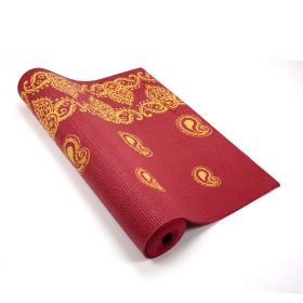 Incense Yoga & Pilates Mat - Rich Red