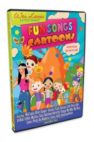 Wai Lana’s Little Yogis™ Fun Songs Cartoon DVD with Lyrics Book