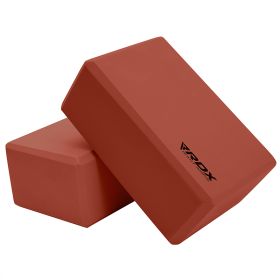 EVA YOGA BLOCK-MAHOGANY BROWN (14452)