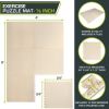 Exercise Puzzle Mat 1/2-in, Beige, 24 Sq Ft - 6 Tiles