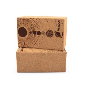 PAIR YOGA BLOCK CORK-D4 (18313)