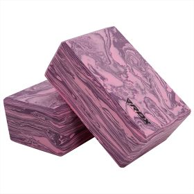 EVA YOGA BLOCK DOUBLE COLOR-MEHROON PINK (95047)