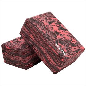 EVA YOGA BLOCK DOUBLE COLOR-RED BLACK (94637)