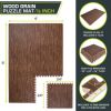 Wood Grain Puzzle Mat 1/2-in, Dark Oak, 24 Sq Ft - 6 Tiles