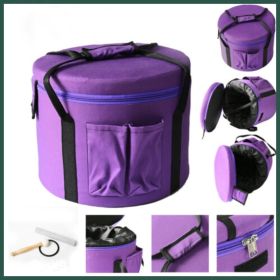 6-14-inch Crystal Temple Bell Yoga Bowl Special Bag (Option: Purple 11inch)